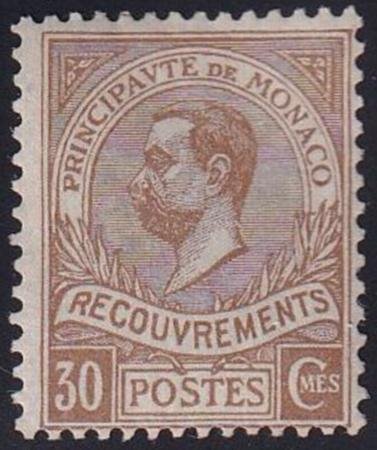 INV-32958itExt_cd3634ec-1a9e-4c3c-a02f-dac3c68b91a7 Monaco #J18 Mint LH F - VF Appears NH Cat Value: $190