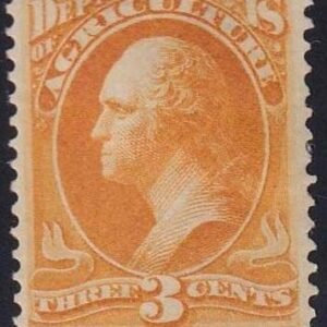 US Officials #O3 Mint Hinged  VF Fresh OG Cat Value: $225