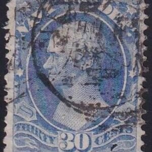 US Officials #O44 Used  VF - XF 1 perf bit short Cat Value: $70 as 85