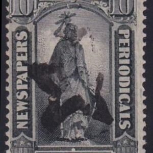 US Newspaper Stamps #PR15  F Handstamp star Cencel Cat Value: $150