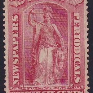 US Newspaper Stamps #PR18 Used F - VF PSE Cert Used, cancel removed tiny flaws Cat Value: $240