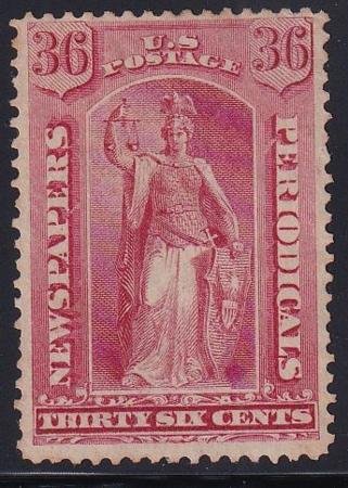 INV-32990itExt US Newspaper Stamps #PR18 Used F - VF PSE Cert Used, cancel removed tiny flaws Cat Value: $240