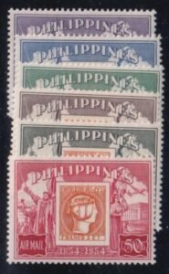 Philippines #605-7, C74-6 Mint LH  VF Cat Value: $25.50 for NH