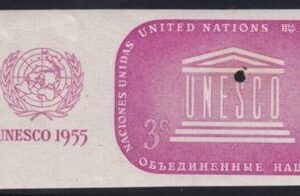 U.N. #33 Mint NH  XF Imperf punched Specimen