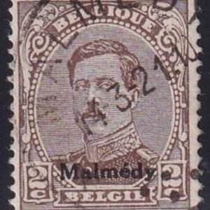 German Occupation - Eupen & Malmedy Scott 1N26 var. #Mi2ATypeIII Used  F - VF No Break in UL Cat Value: Mi: 100