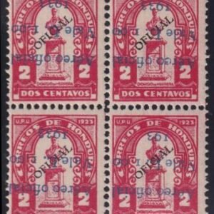 Honduras #CO38a variety Mint Hinged  F - VF Inverted Overprint "193" for 1933