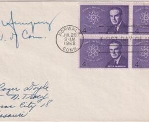 US 1200 FDC Signed by CT Gov John N. Dempsey