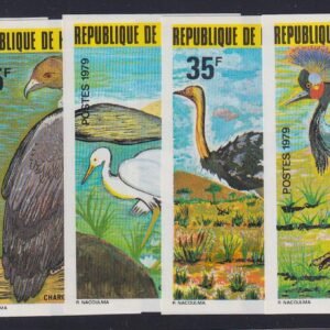 Burkino Faso 1979 #515-521 Imperf Set of Birds