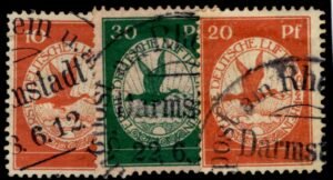 Germany 1912 Mi. l-lll F - VF Used