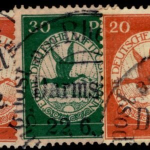 Germany 1912 Mi. l-lll F - VF Used