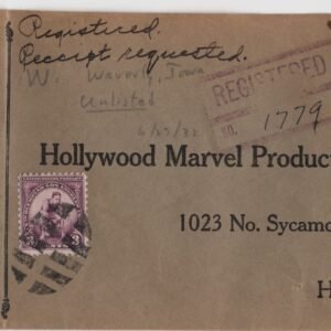 US Iowa, Waverly 466, 632 and 718 on Fancy Cancel Cover, Oval Divided by Geometric Shapes