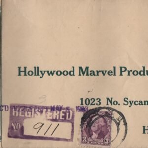 US Minnesota, Chatfield 696, 720, on Registered Cover with Fancy Cancel. Concentric Circles