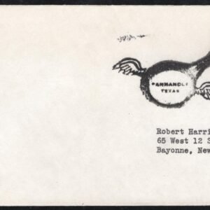 US Texas, Panhandle 976 on Fancy Cancel Cover, Frying Pan Cancel