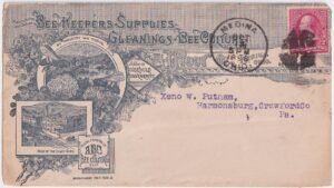 US 1899 Advertising cover, Bees