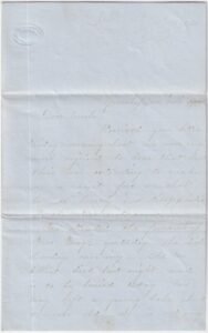 US 1850s Grasshopper Falls Territory Letter