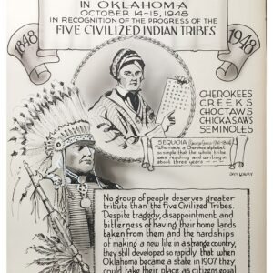 US The Aristocrat Artwork 1948 #972 Indian Centennial