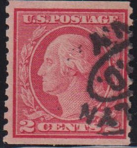 US Washington - Franklin #491 Used F - VF