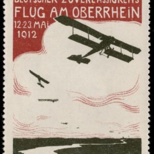 Germany 1912 Flug am Oberrhein, Early Flight Meet Vignette