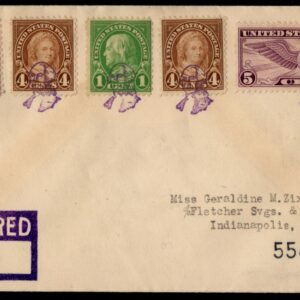US Kentucky, Ed 632, 635, 636, C12 Fancy Cancel Cover, Washington