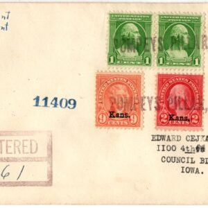 US Montana, Pompeys Pillar U429 on Fancy Cancel Cover