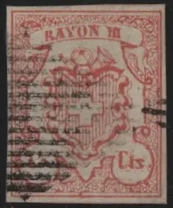 Switzerland 13 Used VF 4 Margins, Signed Diena