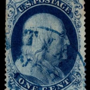 US 21 Early Classics Used F-VF , Sound but Lightly Clipped Perfs, PF Cert.