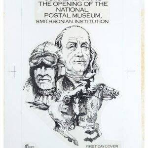 US Cover Craft Cachet 1993 #2779-82 National Postal Museum, Ben Franklin, Lindbergh, Postrider