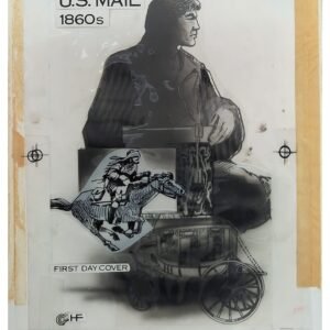 US Cover Craft Cachet / House of Farnam 1993 #2779-82 National Postal Museum, Postrider, Stagecoach