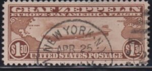 US Airmails #C14 Used XF