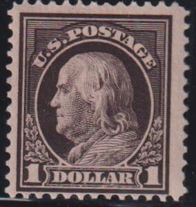 US Washington - Franklin #423 LH F+