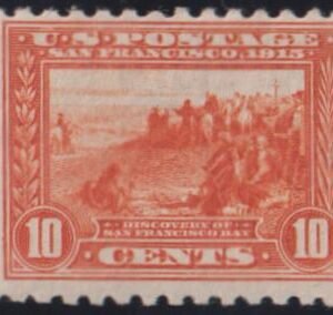 US Early Commemoratives #404 Hinged F+