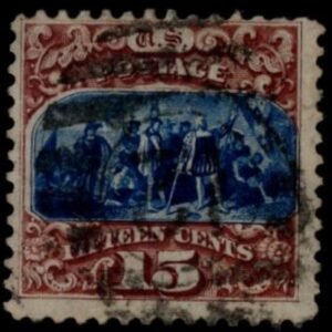 US 1869 Pictorials #129 Used Fine, PSE Cert.