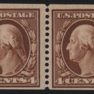 US Washington - Franklin #354 Pair H F-VF, Signed