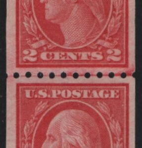 US Washington - Franklin #450 NH Fine Fresh Line Pair