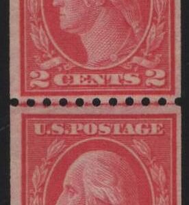 US Washington - Franklin #488 NH F-VF Line Pair