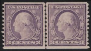US Washington - Franklin #493 NH F-VF Pristine Line Pair