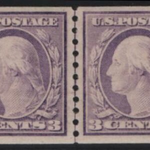 US Washington - Franklin #493 NH F-VF Pristine Line Pair