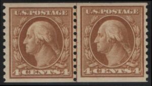 US Washington - Franklin #495 LH Fine + Line Pair