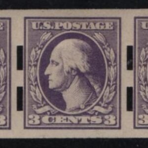 US Vending Machine #535 SCH III H VF Strip of 3