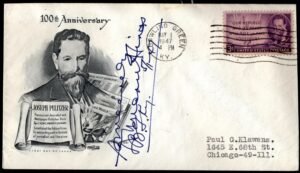 US 946 Cover Signed By Duncan Hines, Author & Food Critic