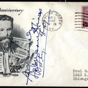 US 946 Cover Signed By Duncan Hines, Author & Food Critic