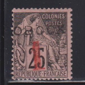 French Colonies and French Area - Obock #21 Hinged Mint  AVE - F Cat Value: Yvert: €28 Scott: $20