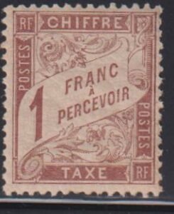 France #J26 LH Mint  F - VF certification scarce  Cat Value: $400