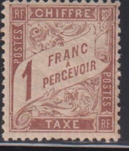 France #J26 LH Mint  F - VF certification scarce  Cat Value: $400
