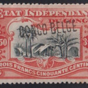 Belgium and Area - Belgian Congo #38a Hinged  F - VF   Cat Value: $450