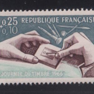 France #B400 NH  VF  missing orange rare error  Cat Value: $350