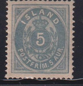 Iceland #9 LH  XF Ohh gee  Cat Value: $425