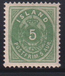 Iceland #16 NH  XF   Cat Value: $200