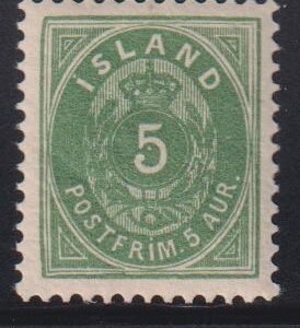 Iceland #16 NH  XF   Cat Value: $200