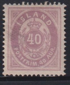 Iceland #18 Hinged  XF   Cat Value: $70